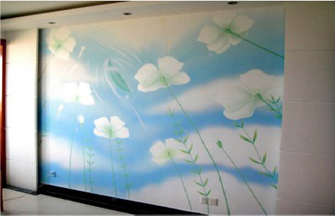 宜阳县画墙绘怎么画好白云的蓬松感？