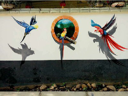 宜阳县视觉错位-3D墙绘设计