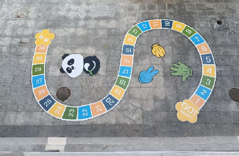 宜阳县地面游戏彩绘