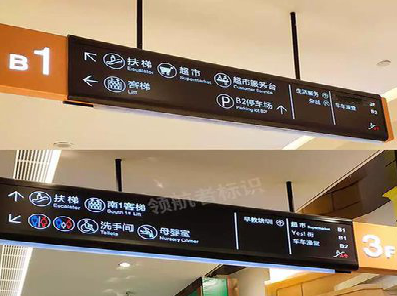 宜阳县如何通过商场标识牌引导客流分布？