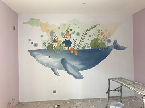 宜阳县手绘墙的特点及优势。